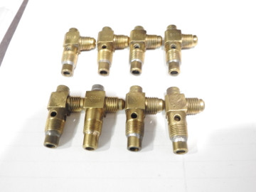 USED SET OF HILBORN   24A NOZZLES   W SCREENS  .037" BB ENGINES ON METHANOL UNBLOWN